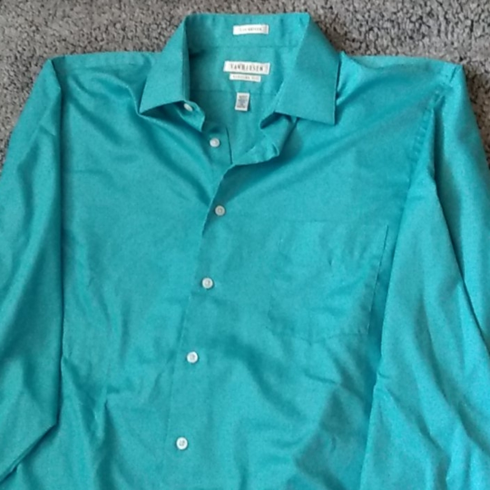 Blue botton down dress shirt